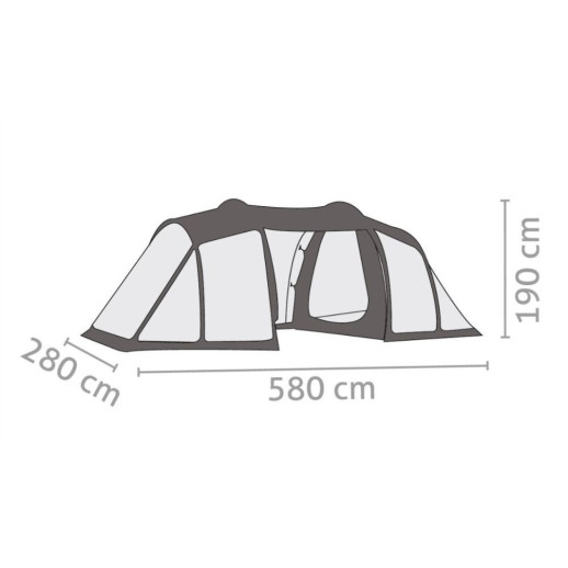 Намет Salewa *MIDWAY VI TENT 5908 5311 - UNI - зелений