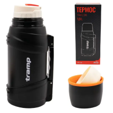 Термос Tramp Travel Line 1,3 л, Чорний