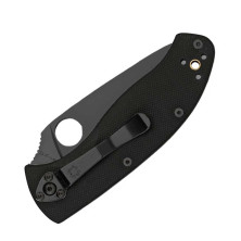 Ніж Spyderco Tenacious Black Blade, полусеррейтор C122GBBKPS
