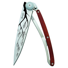 Ніж deejo Tattoo Wood 37 г, Рожеве Дерево, 