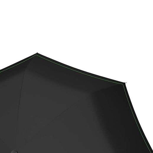 Парасолька Knirps U. 900 Neon Black хутро /тростина /8спіц /D130x96см
