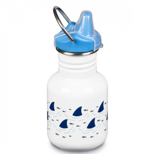 Пляшка для води Kid Kanteen Classic Sippy Cap Sharks 355 мл