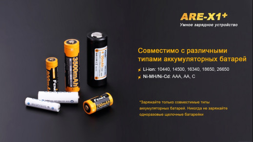 Зарядний пристрій ARE-X1 +(розкритий блістер)