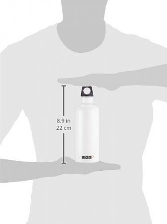 Пляшка для води SIGG Traveller, 0.6 л (біла)