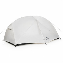 Намет надлегкий двомісний з футпринтом Naturehike Mongar CNK2550WS037, 20D, сiрий