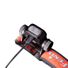 Ліхтар налобний Fenix HM65R-T V2.0 бузковий