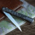 Ніж Ocaso Solstice, Engraved titanium, Topo Pattern, Satin