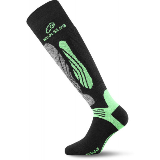 Термошкарпетки для лиж lasting SWI 906 чорно-зелені
