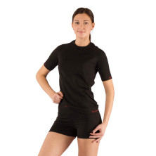 Футболка жіноча Lasting Alba, чорна XXS-XS