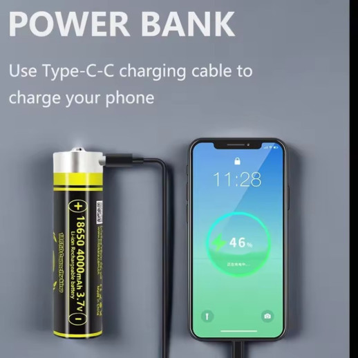 Акумулятор LiitoKala USB-King4000 18650 на 4000 mAh з USB