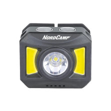 Ліхтар налобний Nord Camp 150+140Lm, 3W + COB, 850mAh, White/Red