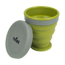 Стакан складаний силиконовий Tribe 200 мл T-FF-0001, olive