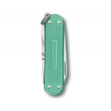 Классический нож-брелок Swiss Army Knife, Classic SD Alox Colors, 58 mm, Minty Mint, Gift Box