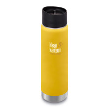 Термофляга Klean Kanteen Wide Vacuum Cafe Cap Lemon Curry Matt 592 мл