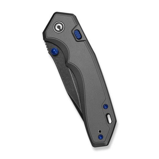 Ніж складаний туристичний Civivi Elite Brova, (8.7 см) CPM S35VN / Aluminum сірий