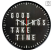 Годинник настінний Technoline, чорний, Good Things Take Time (775485)