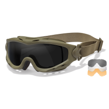 Захисні балістичні окуляри Wiley X SPEAR Dual Сірі/Прозорі/Помаранчеві лінзи/Матова тілесна оправа