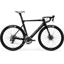 Велосипед Merida 2020 reacto disc 9000-e M-L глянсовий чорний /шовковий чорний
