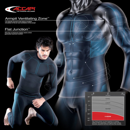 Футболка жіноча сорочка з довгим рукавом Accapi Polar Bear 975 фіолетовий /білий M-L