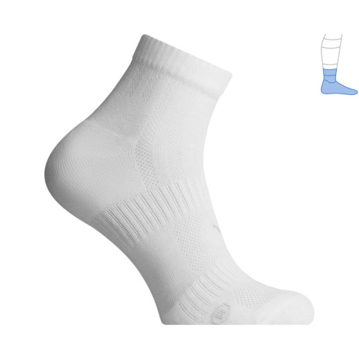 Трекінгові шкарпетки Protector ShortLight літні білі M 40-43
