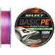 Шнур Select Basic PE 150m 0.12mm 12lb/5.6kg, різнокольоровий