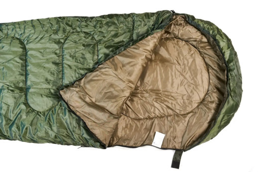 Спальний мішок Totem Hunter XXL кокон правий olive 220/90-55 UTTS-005