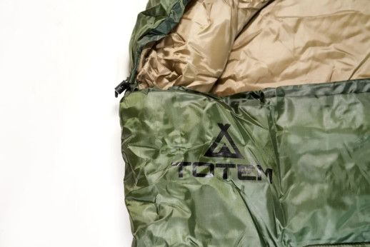Спальний мішок Totem Hunter XXL кокон правий olive 220/90-55 UTTS-005