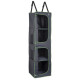 Шафа-органайзер підвісна складана Bo-Camp 4 Compartments 2 Doors Anthracite (1709380)