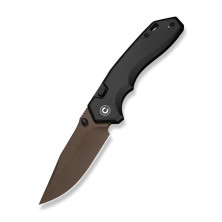 Ніж складаний туристичний Civivi Elite Brova, (8.7 см) CPM S35VN / Aluminum чорний
