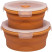 Контейнер Tribe Bowl Container 550 мл силіконовий T-FF-0045, ocher