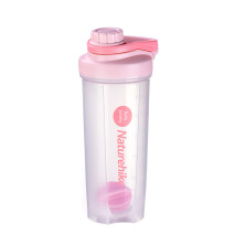 Пляшка-шейкер з кулькою Naturehike Fitness 0.7 л pink NH19SJ003