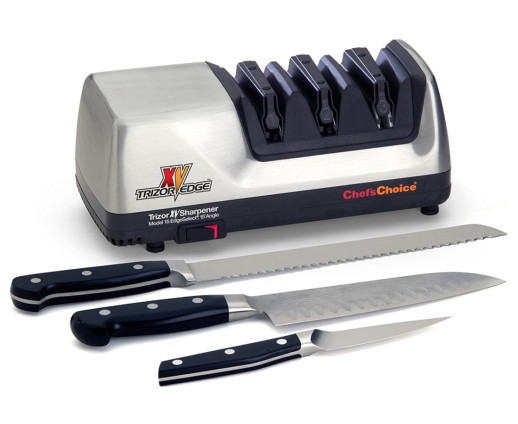 Точилка для ножів Chef's Choice електрична для азіатських ножів, платина (CH/15xv)