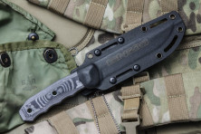 Ніж Kizlyar Supreme Enzo сатин, сталь AUS8, рукоять G10