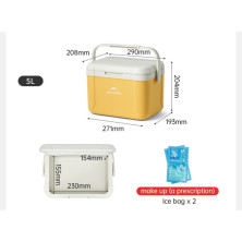 Туристичний холодильник Naturehike CNK2450CF012, 5 л, зелений