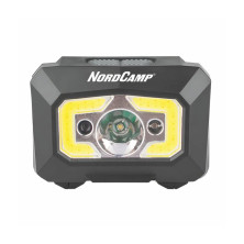 Ліхтар налобний Nord Camp 200Lm, 3W XPE+ COB, 3xAAA, Sensor White/Red