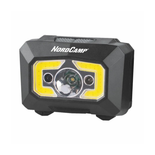 Ліхтар налобний Nord Camp 200Lm, 3W XPE+ COB, 3xAAA, Sensor White/Red