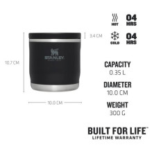 Термос харчовий Stanley Adventure To-Go Black 0.35 л