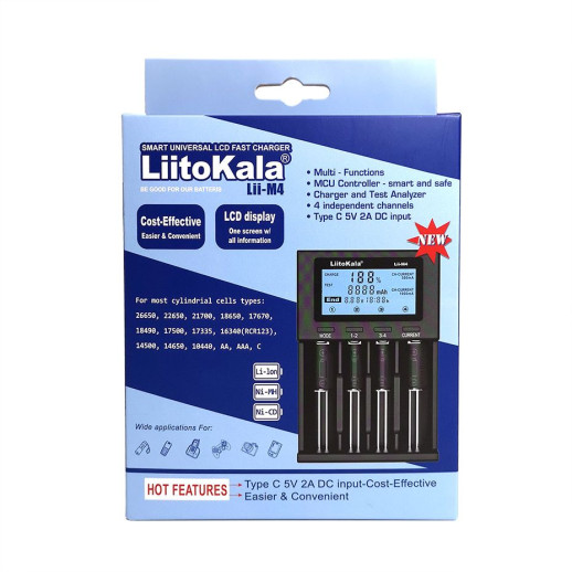 Зарядний пристрій LiitoKala Lii-M4