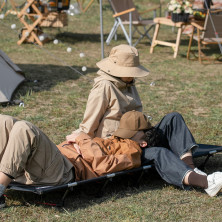 Ліжко складне Naturehike XJC05 NH20JJ001, поліестер Oxford /алюміній, чорний
