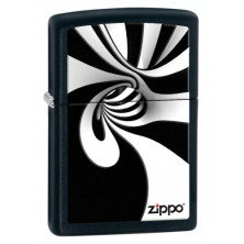 Запальничка Zippo Spiral Blk White 28297