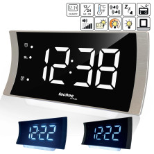 Годинник настільний з радіо Technoline WT494 Silver (WT494)