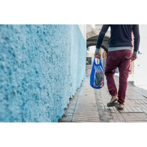Гермомішок Exped FOLD DRYBAG CS L blue - синій