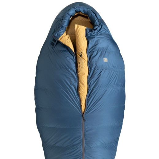 Спальник пуховий Turbat KUK 700 legion blue/dark cheddar - 185 см - синій/оранжевий