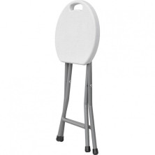 Стілець складаний круглий Time Eco ТЕ-1831, білий