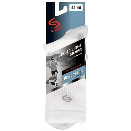 Термошкарпетки InMove Sport Light Deodorant чорний з антрацитом 41-43