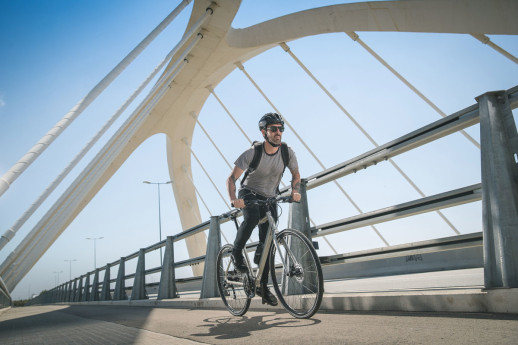 Велосипед Merida 2021 crossway 100 l (55) бірюзово-Блакитний(Сріблясто-синій /лаймовий)