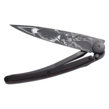 Ніж deejo Tattoo Wood Black 37 г, Гранаділья, 