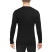 Термофутболка чоловіча сорочка Aclima LightWool з круглим вирізом, чорна як смола, M