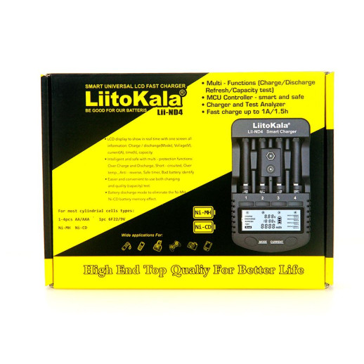 Зарядний пристрій LiitoKala Lii-ND4
