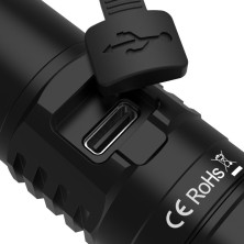 Ліхтар Wurkkos FC11 USB-C Rechargeable 18650 LED LH351D 90 CRI, чорний